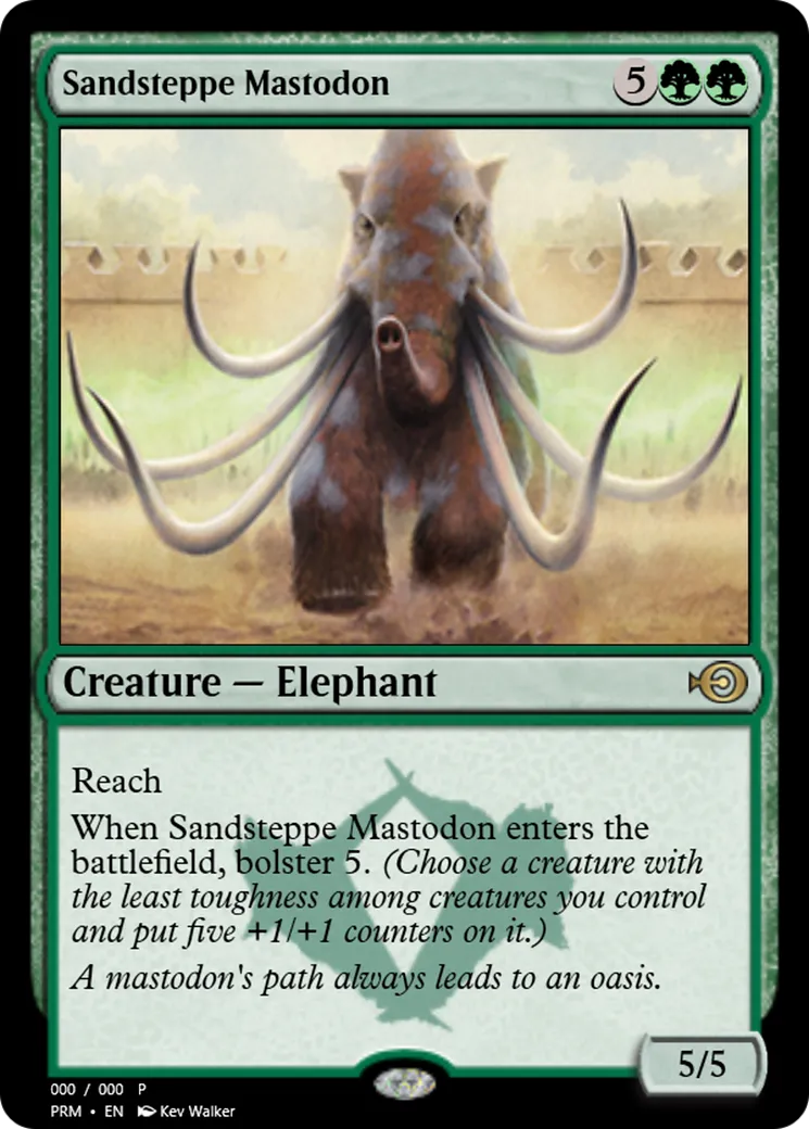Sandsteppe Mastodon