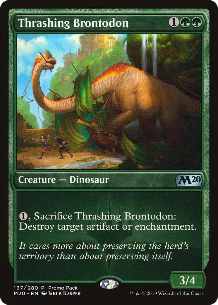 Thrashing Brontodon