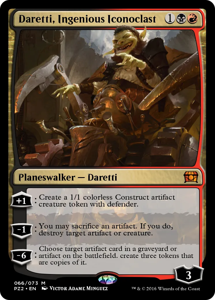 Daretti, Ingenious Iconoclast