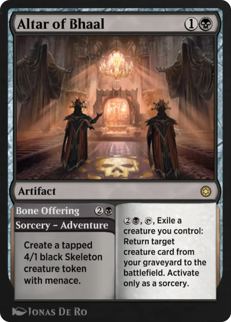 Altar of Bhaal // Bone Offering