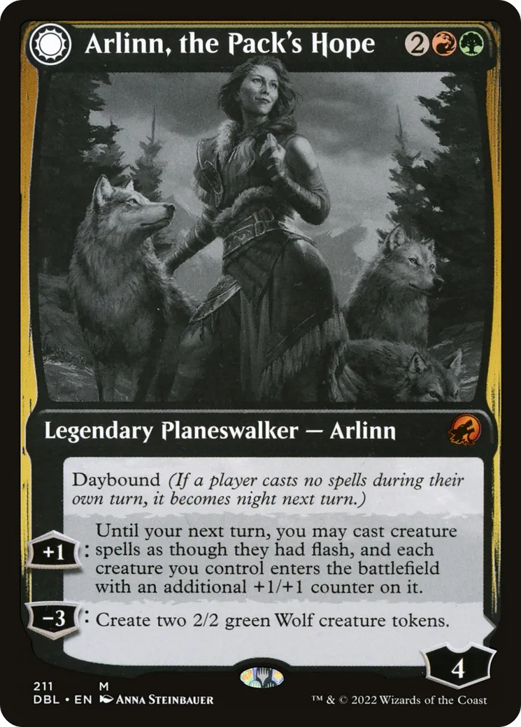 Arlinn, the Pack's Hope // Arlinn, the Moon's Fury