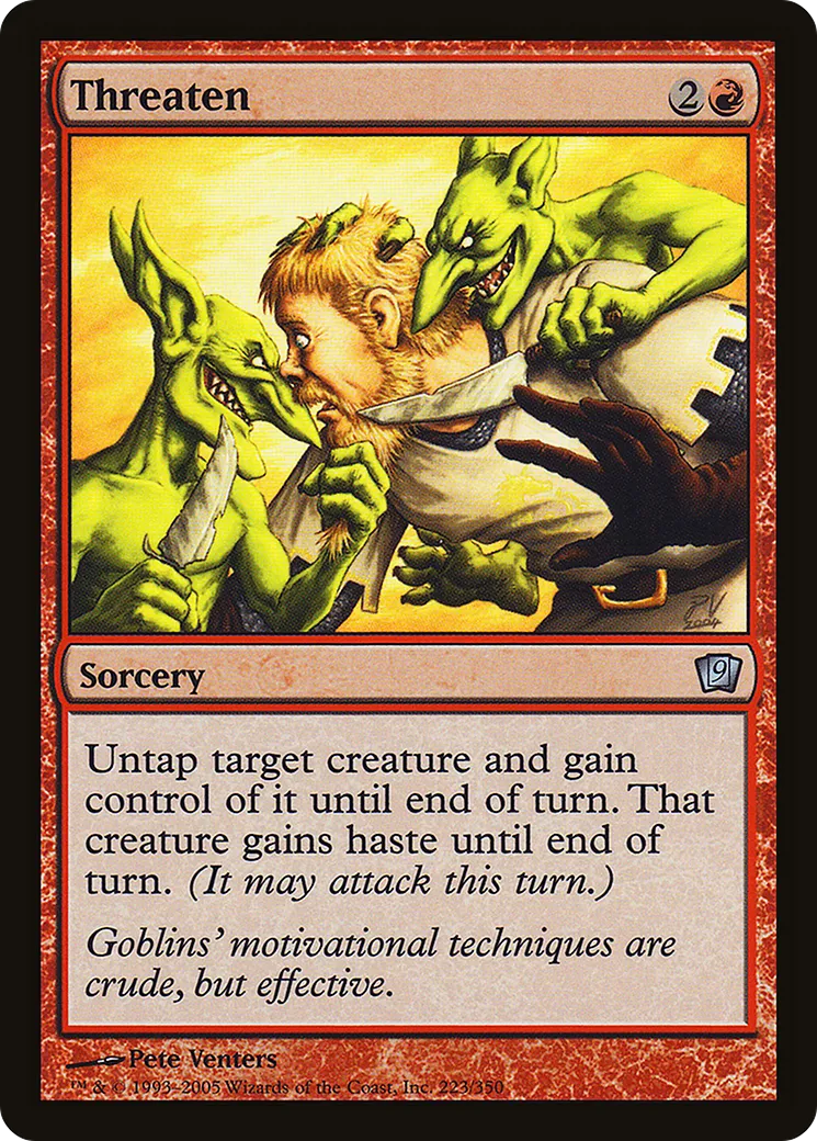 Threaten