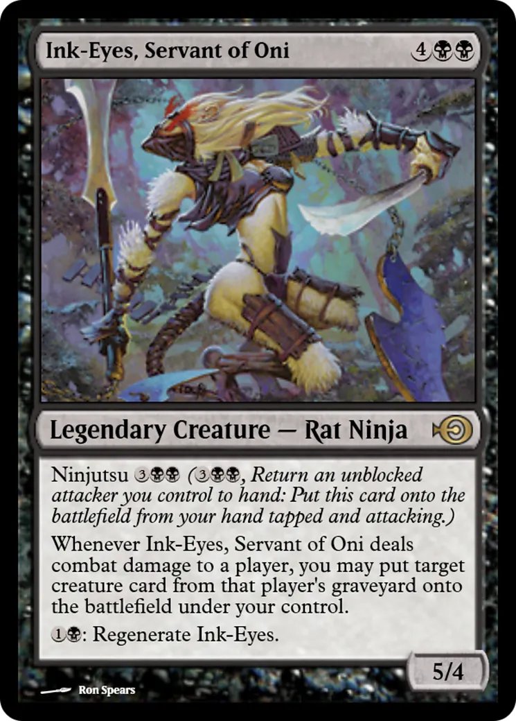 Ink-Eyes, Servant of Oni