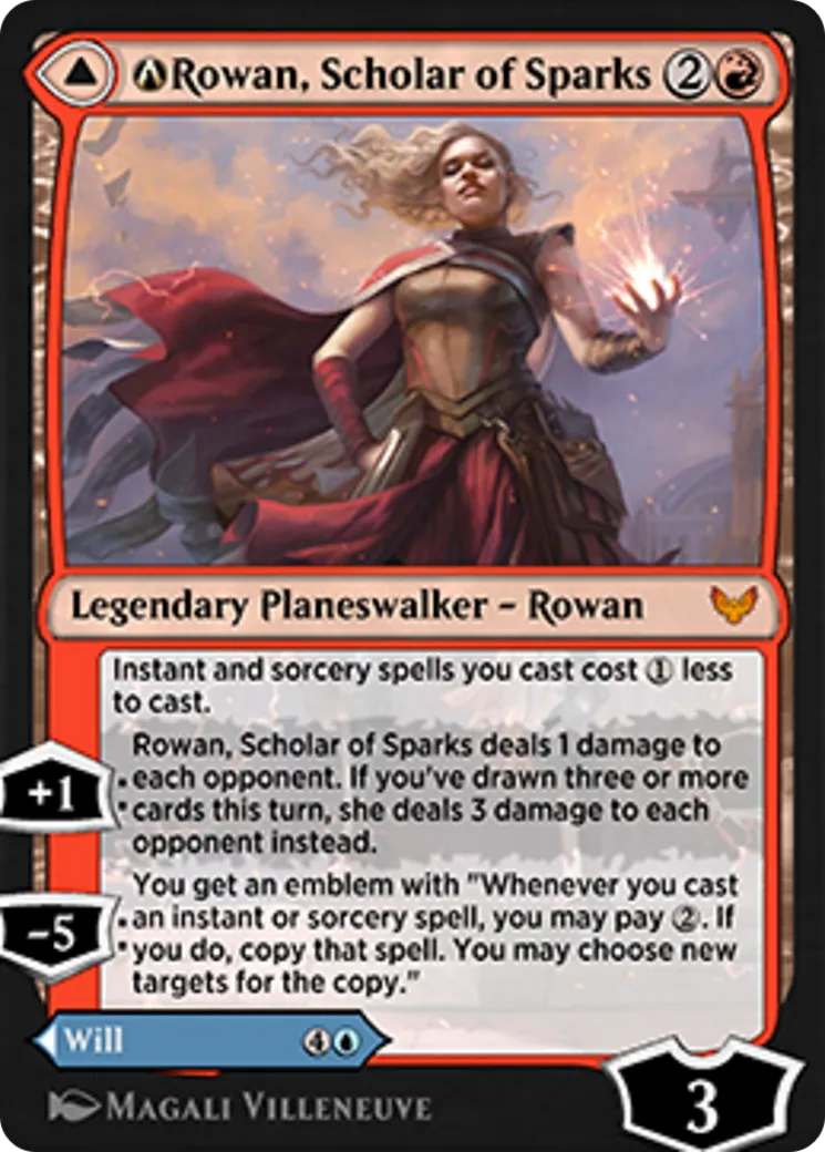 A-Rowan, Scholar of Sparks // A-Will, Scholar of Frost