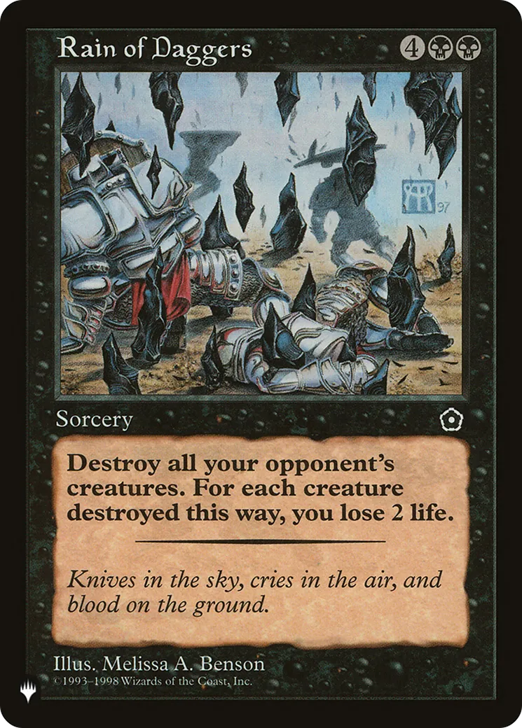 Rain of Daggers