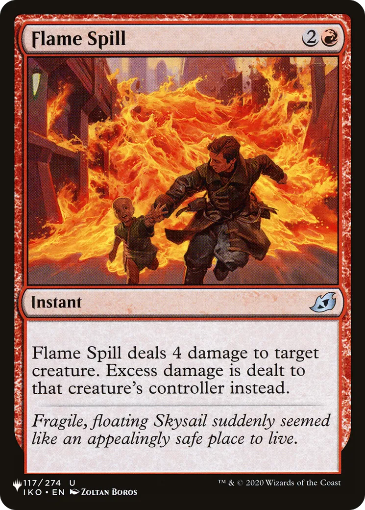 Flame Spill