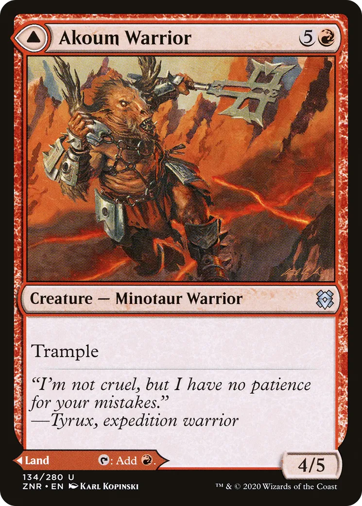 Akoum Warrior // Akoum Teeth