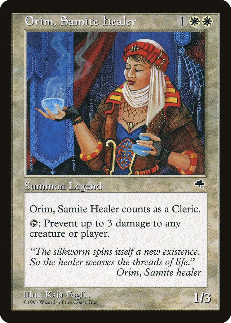 Orim, Samite Healer