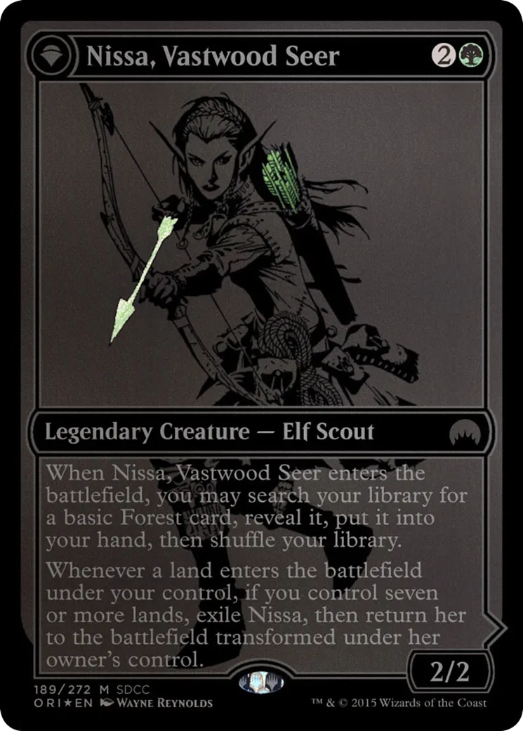 Nissa, Vastwood Seer // Nissa, Sage Animist