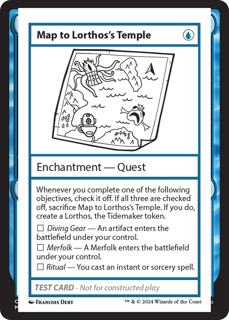 Map to Lorthos's Temple