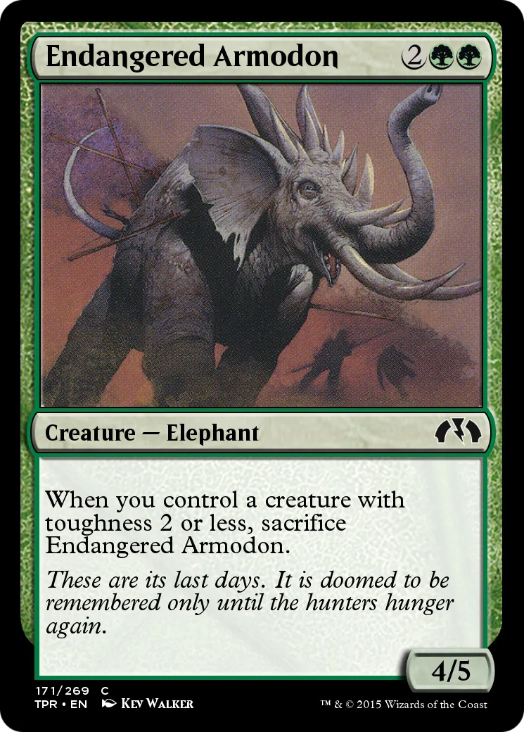 Endangered Armodon