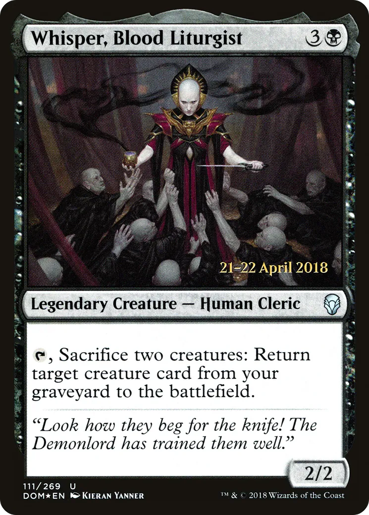Whisper, Blood Liturgist